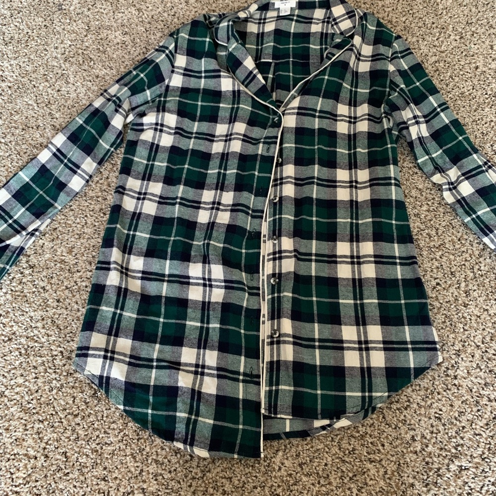 Greenish color flannel by forever 21